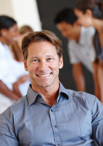 man smiling