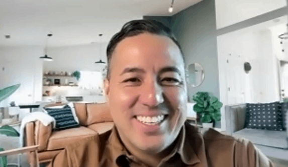 man smiling