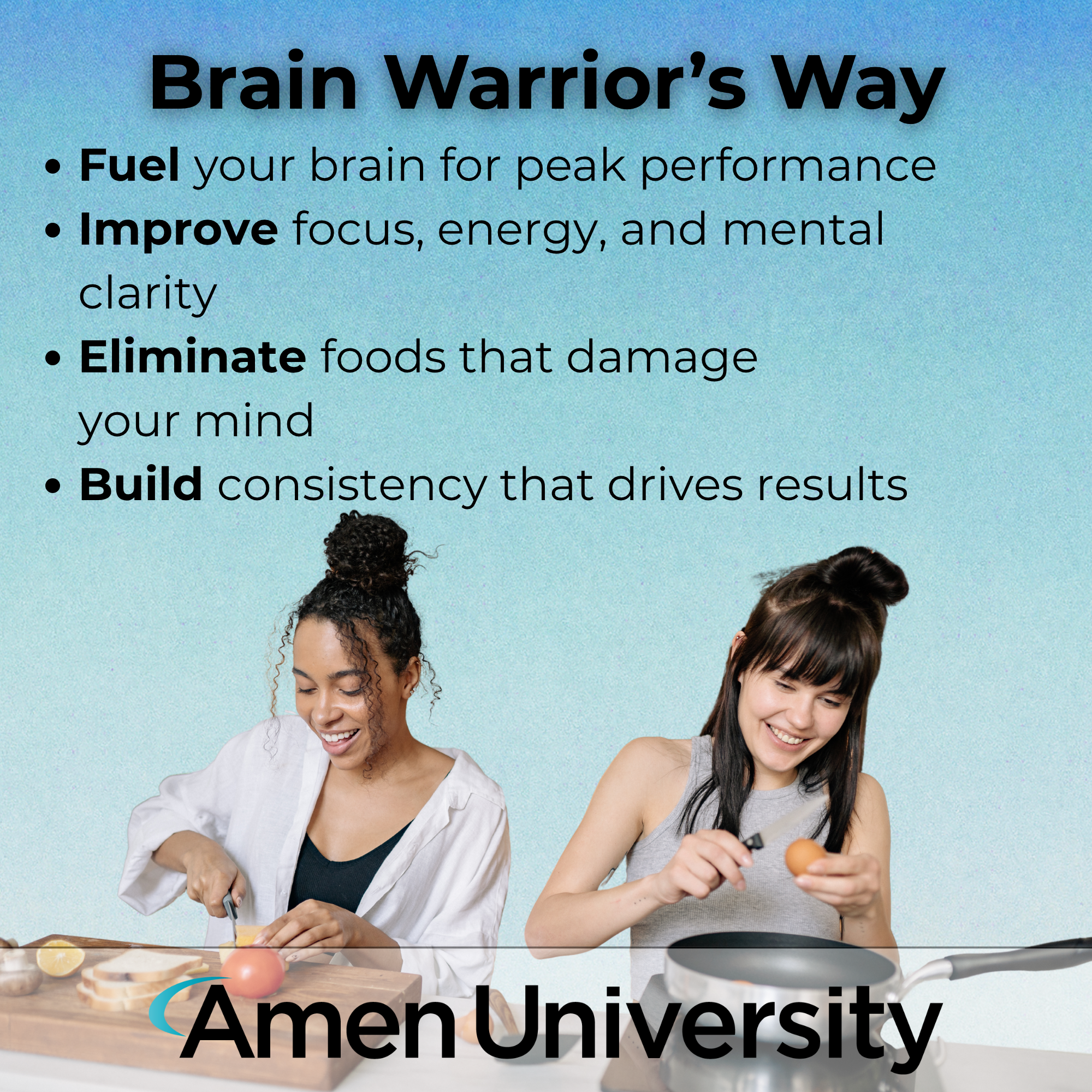 The Brain Warrior’s Way Cookbook: Delicious Brain-Boosting Recipes to Improve Mood, Energy, Memory, and Overall Health