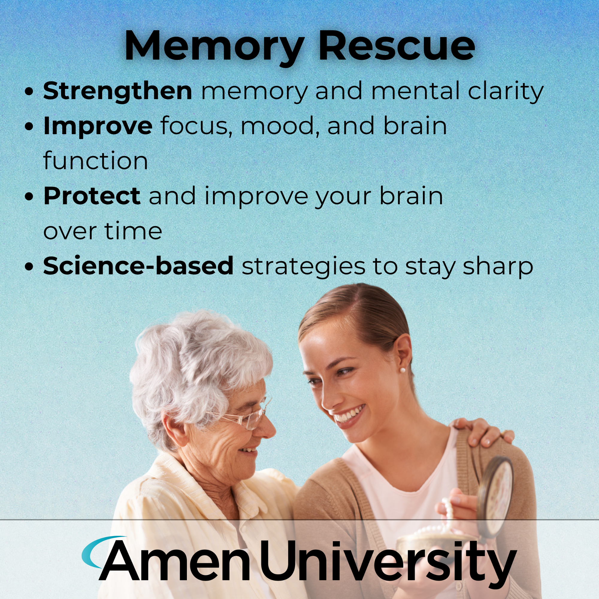 Memory Rescue: A Brain-Based Plan to Strengthen Memory, Boost Focus, and Prevent Cognitive Decline at Any Age