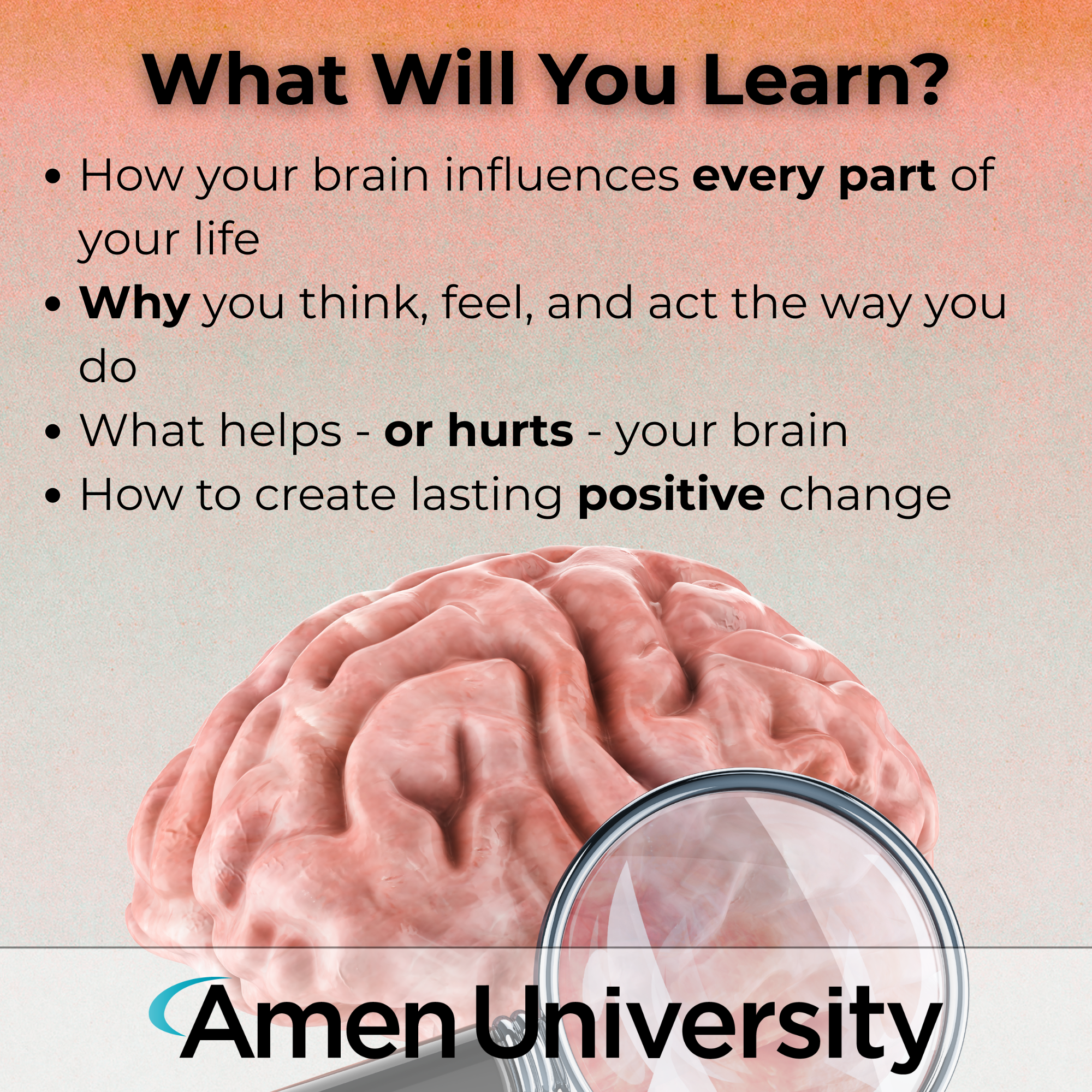 Change Your Brain, Change Your Life: The Breakthrough Program to Improve Focus, Mood, Memory, and Overall Brain Health