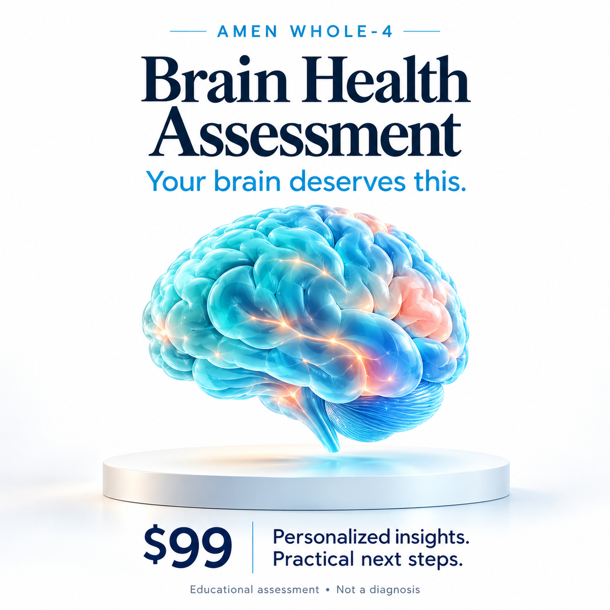 Amen Whole-4 Brain Health Assessment